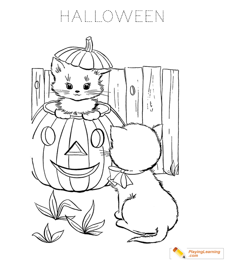 Halloween Coloring Page 05 | Free Halloween Coloring Page