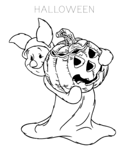 Halloween Coloring Sheet 34 for kids