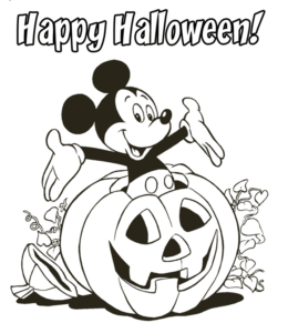 Halloween Pumpkin Coloring Page 20 for kids