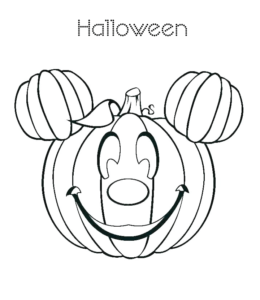 Halloween Pumpkin Coloring Page 27 for kids