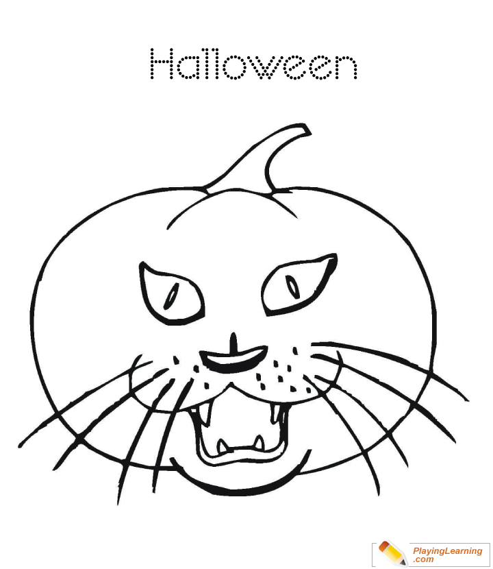 Halloween Pumpkin Coloring Page 30 | Free Halloween Pumpkin Coloring Page