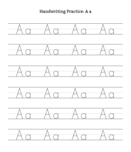 a z uppercase lowercase letter tracing worksheets playing learning