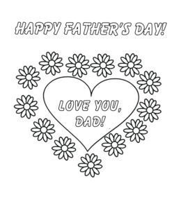 Father’s Day Coloring Pages | Playing Learning