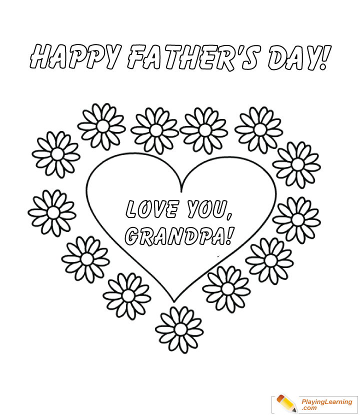 Free Printable Fathers Day Cards To Color For Grandpa Free Printable