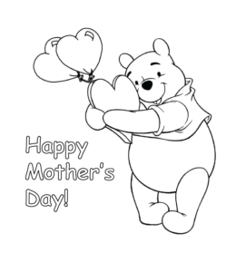 Happy Mother's Day coloring page  for kids