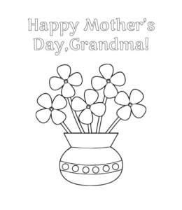 Mother's Day Coloring Pages | Playing Learning