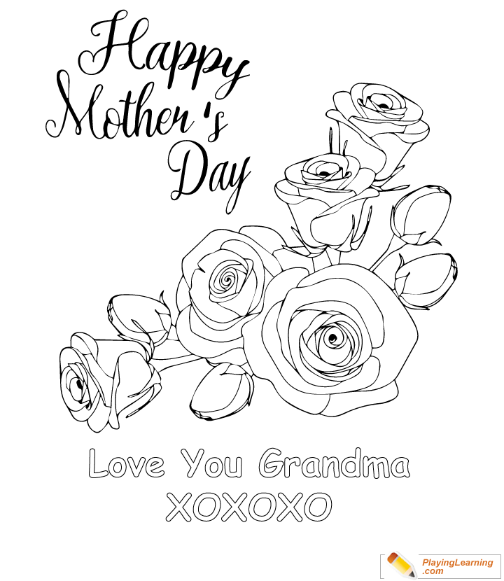 Free Printable Mothers Day Cards For Grandma To Coloring Printable