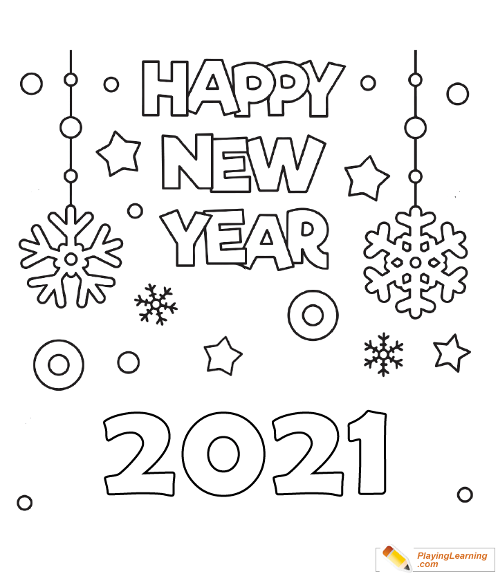 Download Printable Winter Coloring Sheets New Year Coloring Pages ...