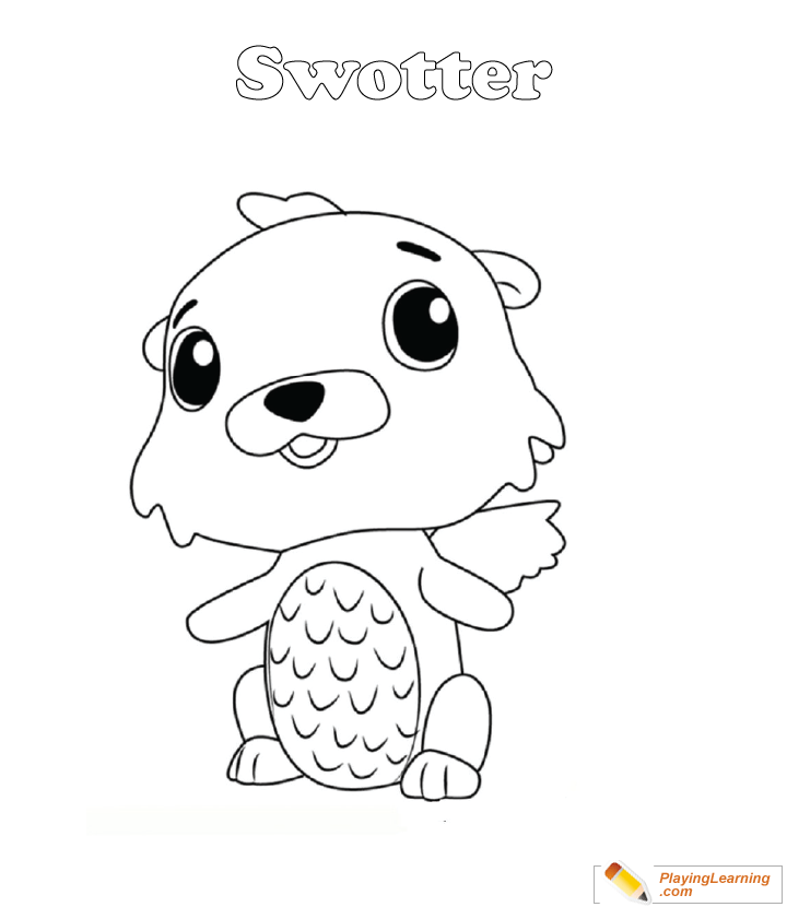 Hatchimals Coloring Page  Swotter for kids