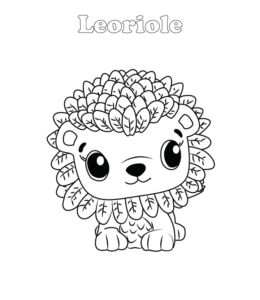 Hatchimals coloring page - Leoriole  for kids