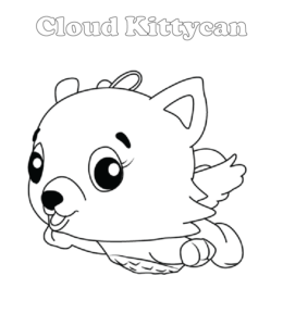 Hatchimals coloring page - Cloud Kittycan for kids