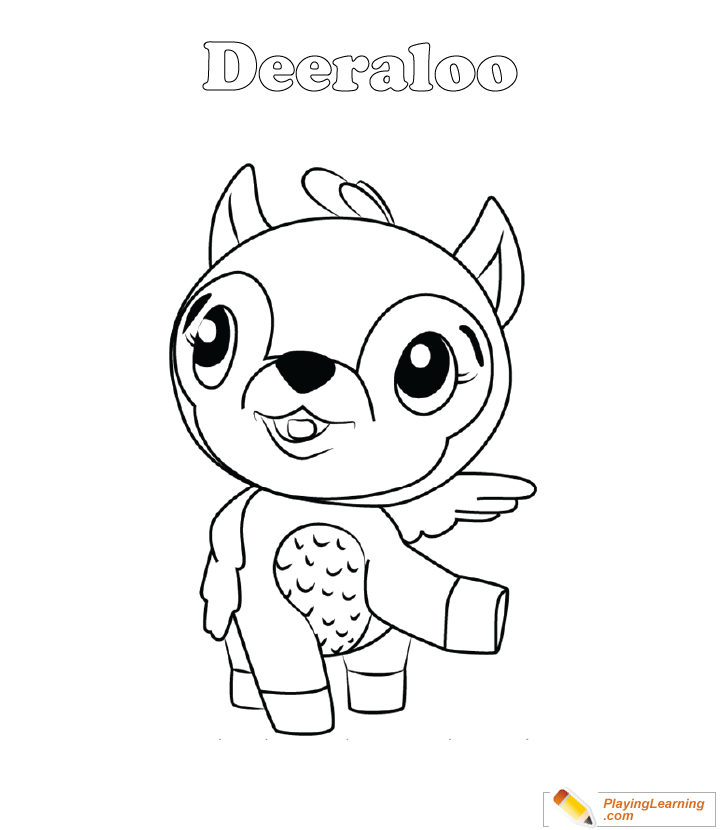 Hatchimals Coloring Page  Deeraloo for kids