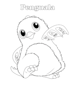 Hatchimals coloring page - Penguala  for kids