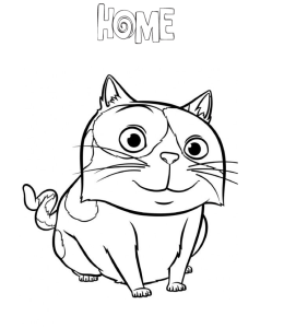Home Movie - Pig Coloring Page for kids