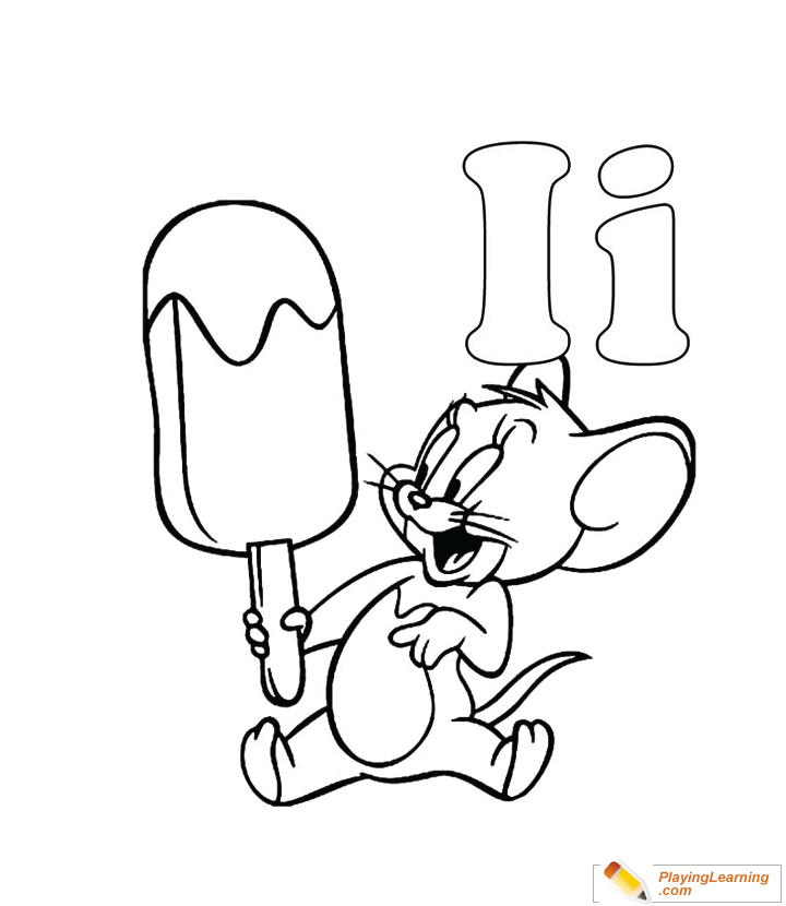 Ice Cream Bar Coloring Page  for kids