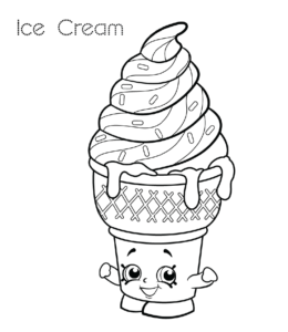 Download Ice Cream Cone Coloring Pages For Kids Drawing With Crayons