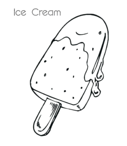 ice cream coloring pages for kids printable