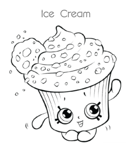 Ice Cream Coloring Page 10 for kids