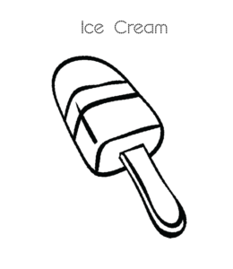 Ice Cream Coloring Page 11 for kids