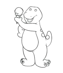 Ice Cream Coloring Page 13 for kids