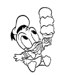 Ice Cream Coloring Page 14 for kids