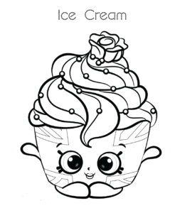 Ice Cream Coloring Page 21 for kids