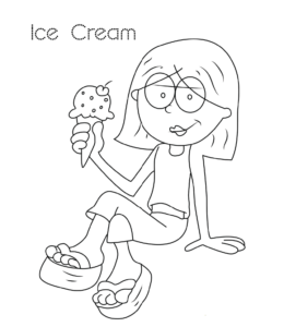 Ice Cream Coloring Page 27 for kids