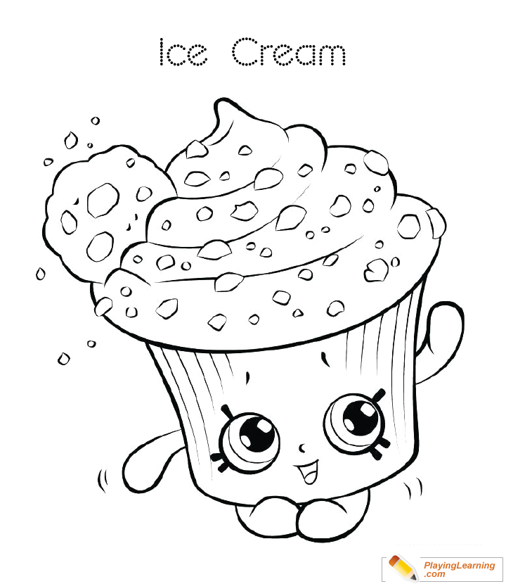 Download Ice Cream Cup Coloring Page 03 | Free Ice Cream Cup ...