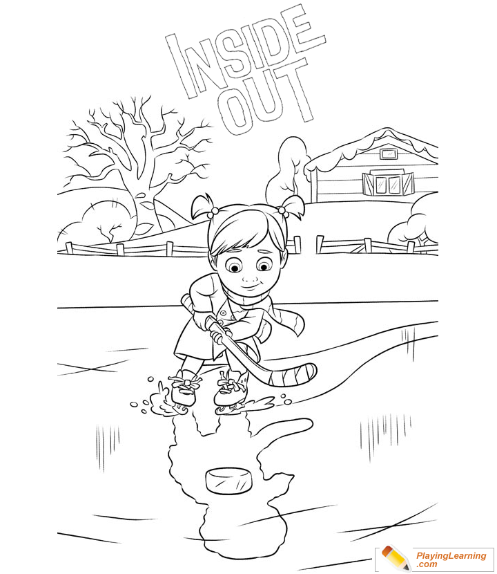 Inside Out Movie Coloring Page 03 | Free Inside Out Movie Coloring Page