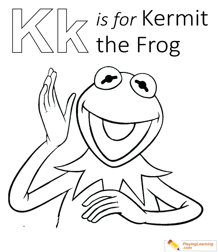 kermit the frog coloring pages