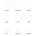 shapes coloring activity