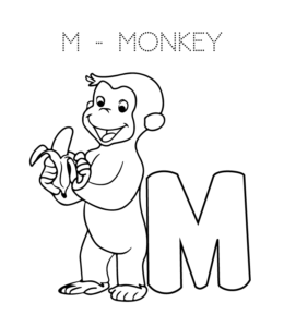 easy alphabet coloring pages for kids print