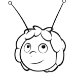 Maya The Bee movie coloring pages
