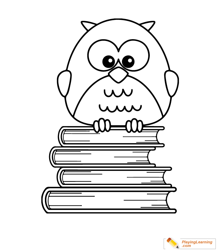 Owl Coloring Page  for kids