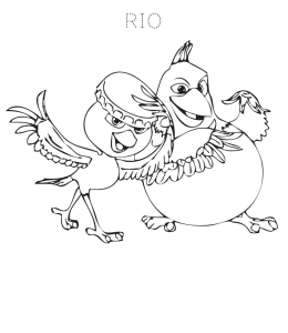 Rio Coloring Page 3 for kids