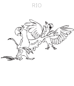 Rio Coloring Page 4 for kids