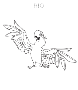Rio Coloring Page 6 for kids