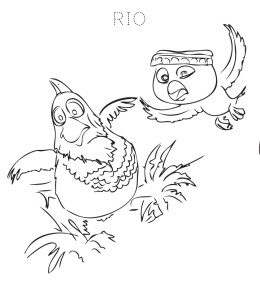 Rio Coloring Page 7 for kids