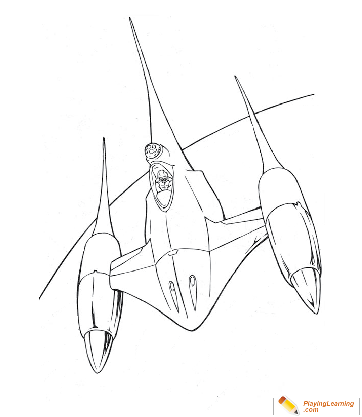 Starfighter Coloring Page Coloring Pages