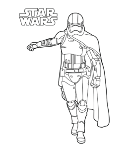 Star Wars Stormtrooper coloring page for kids