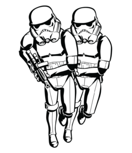 Star Wars Troopers coloring page for kids