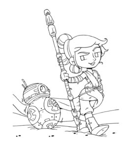 Star Wars coloring page 69 for kids