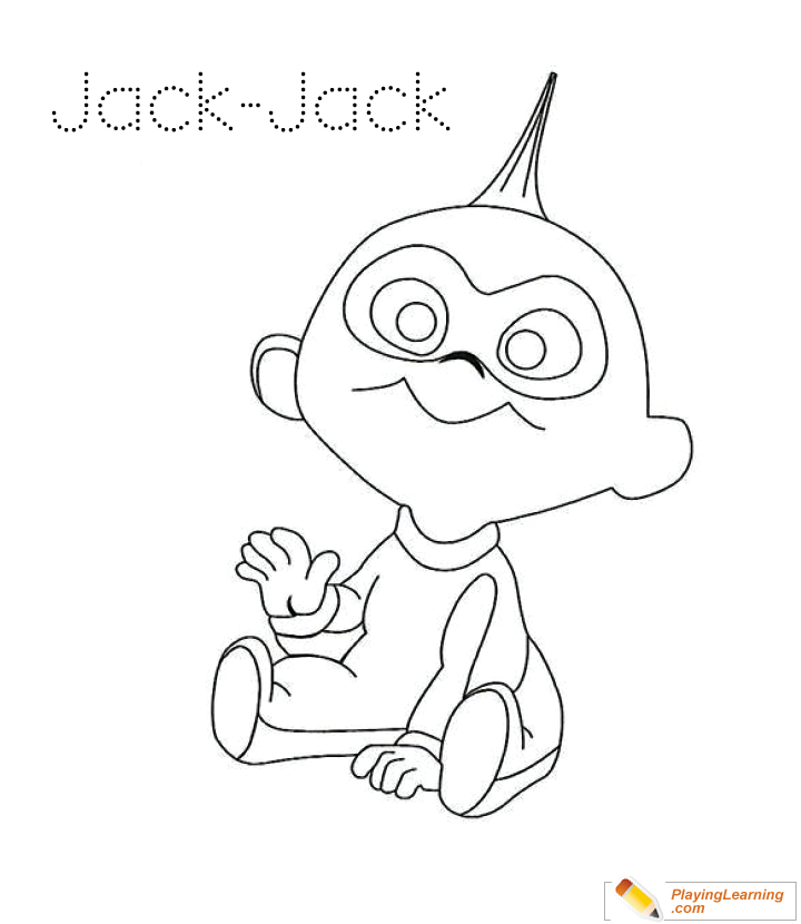 Download The Incredibles Jack Jack Coloring Page 02 | Free The ...