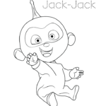 The Incredibles Jack-Jack coloring pages