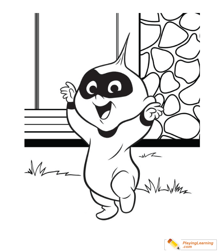 The Incredibles Jack Jack Coloring Page 10 | Free The ...