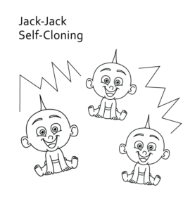 The Incredibles Jack-Jack Coloring Page 12 for kids