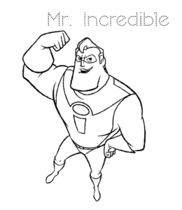 910 Coloring Pages For The Incredibles , Free HD Download