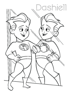The Incredibles Coloring Pages | Playing Learning