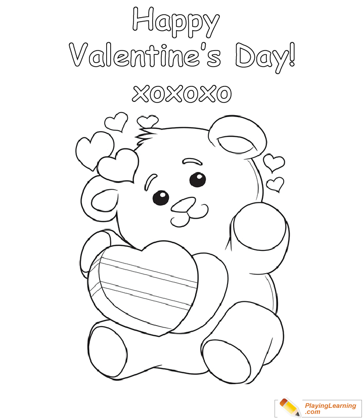 valentine day coloring pages for kid