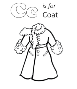 Coat Coloring Page 3 for kids